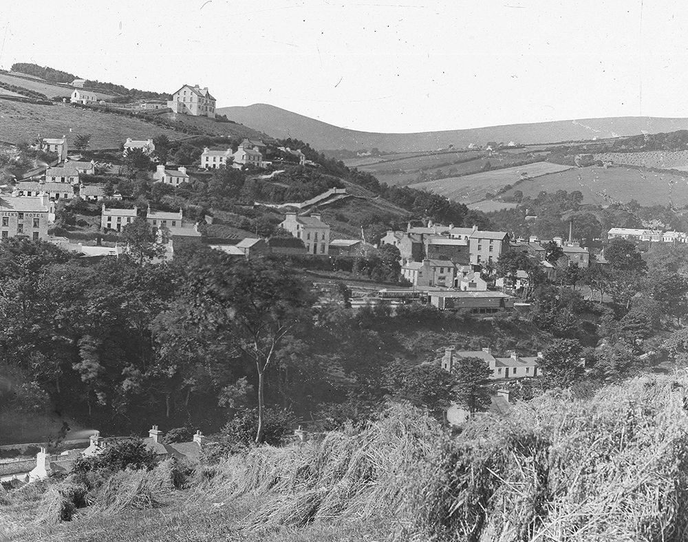 You can see Axnfell at the top left of this photo with Axnfell Lodge House just to the left of the main house.