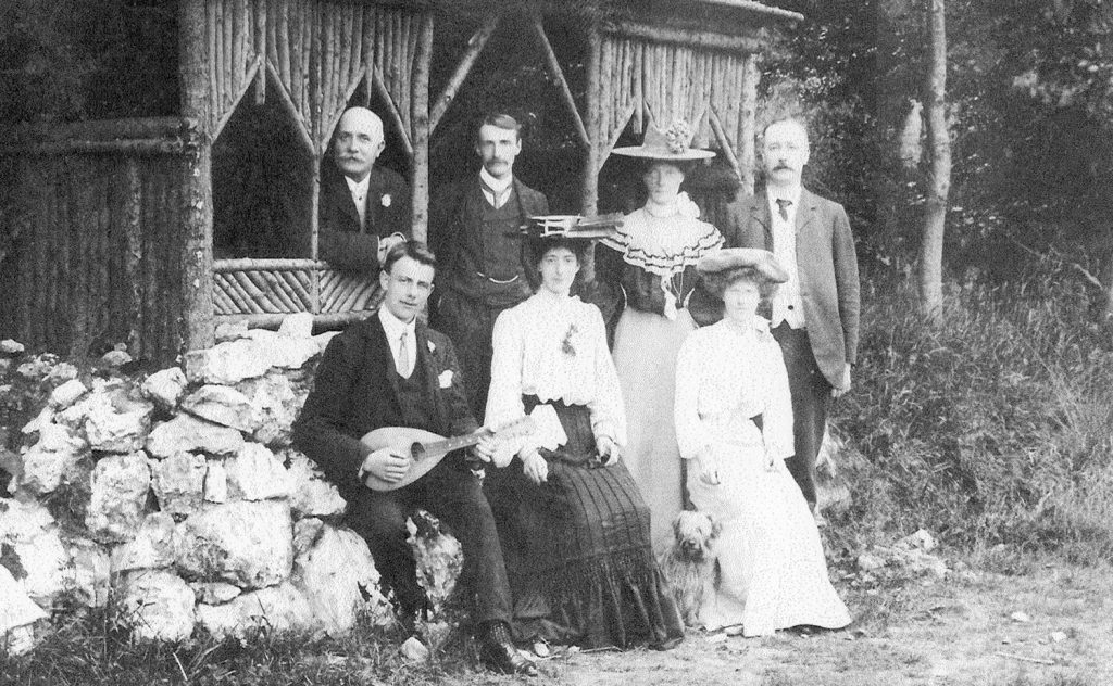 Photo taken in the grounds at Axnfell in 1903