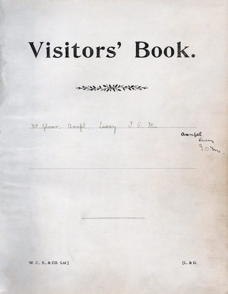 Axnfel's Visitors Book (Page 001)